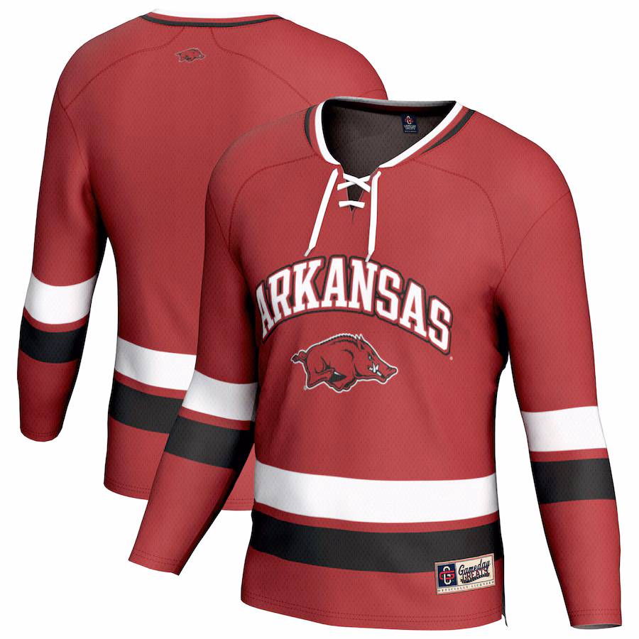 Unisex GameDay Greats Cardinal Arkansas Razorbacks Spirit Hockey Jersey - Jersey