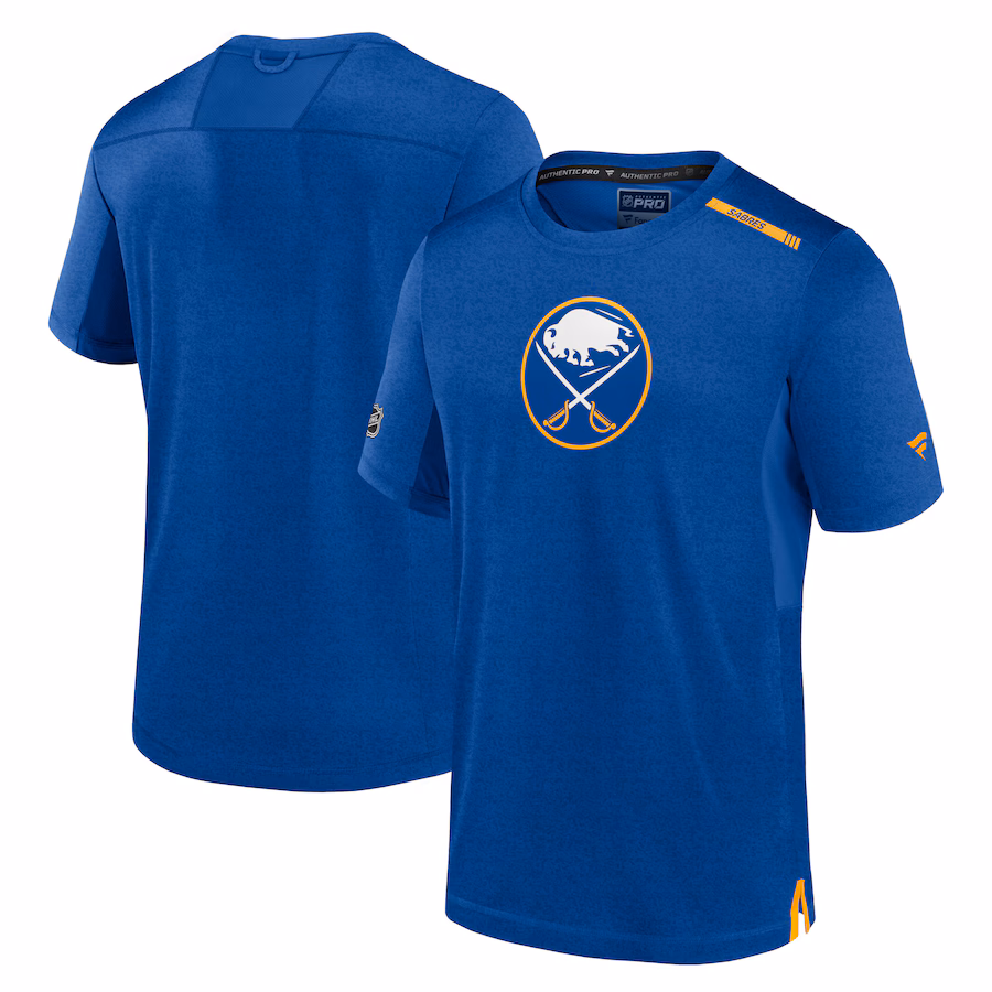Men's Buffalo Sabres Fanatics Royal Authentic Pro Performance T-Shirt - Jersey