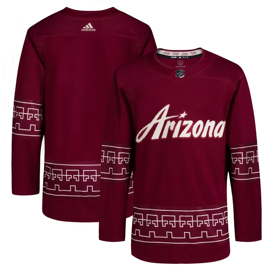 Men's Arizona Coyotes adidas Garnet Alternate 2022/23 Primegreen Authentic Jersey - Jersey