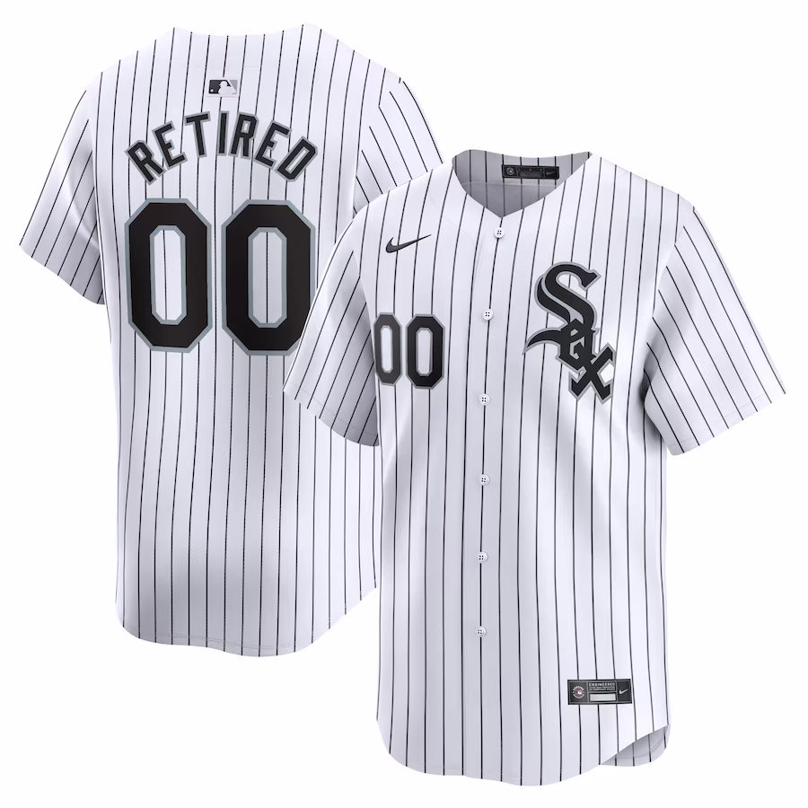 Men's Chicago White Sox Nike White Home Limited Pick-A-Player Retired Roster Jersey - Jersey