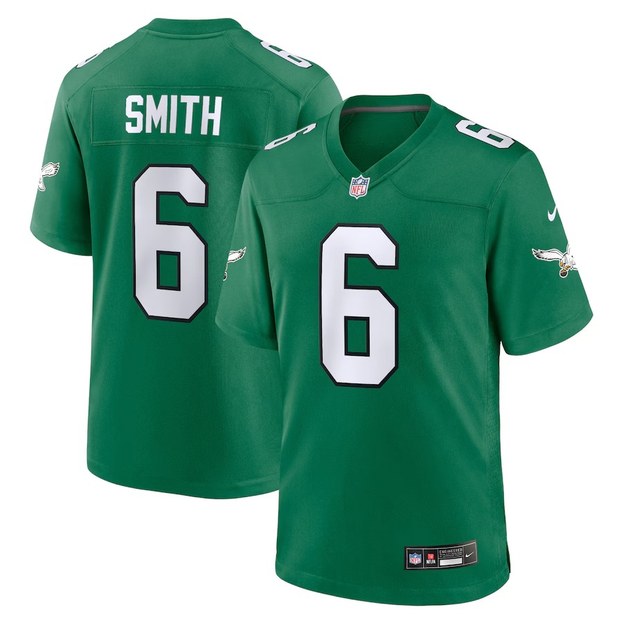 Youth Philadelphia Eagles DeVonta Smith Nike Kelly Green Game Jersey - Jersey