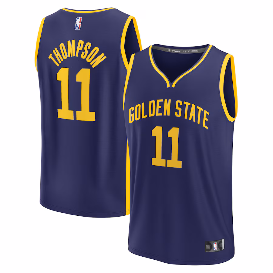 Youth Golden State Warriors Klay Thompson Fanatics Navy Fast Break Player Jersey - Statement Edition - Jersey