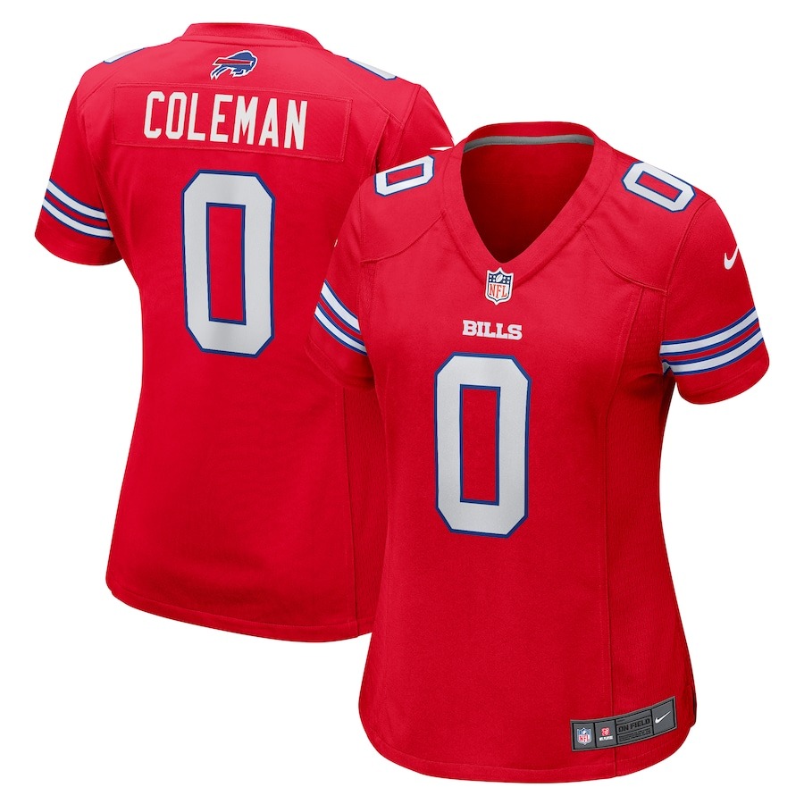 Women's Buffalo Bills Keon Coleman Nike  Red Alternate Game Jersey - Jersey