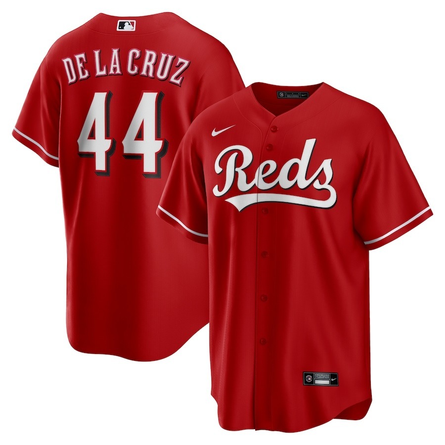 Men's Cincinnati Reds Elly De La Cruz Nike Red Alternate Replica Jersey - Jersey