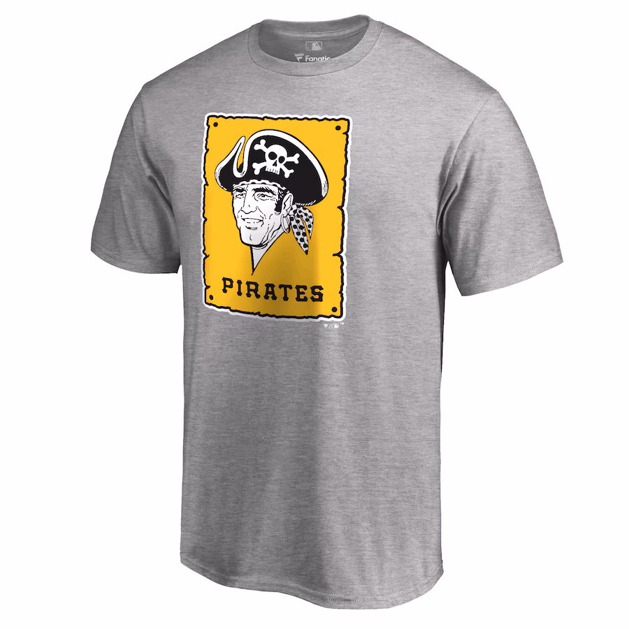 Men's Pittsburgh Pirates Ash Cooperstown Collection Forbes T-Shirt - Jersey