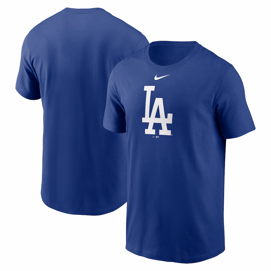 Men's Los Angeles Dodgers Nike Royal Fuse Logo T-Shirt - Jersey