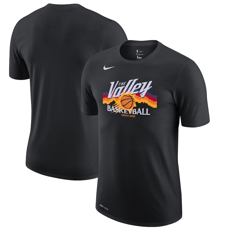 Men's Phoenix Suns Nike Black 2020/21 City Edition Story T-Shirt - Jersey