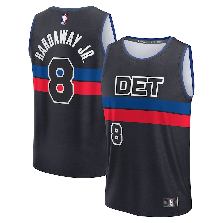 Youth Detroit Pistons Tim Hardaway Jr. Fanatics Black Fast Break Player Jersey - Statement Edition - Jersey