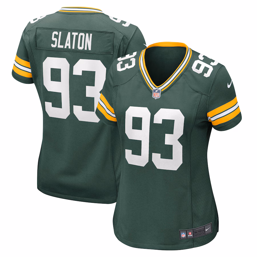 Women's Green Bay Packers T.J. Slaton Nike Green Nike Game Jersey - Jersey