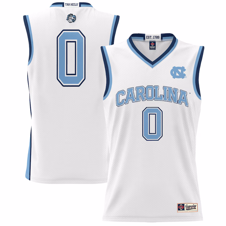 Youth GameDay Greats #0 White North Carolina Tar Heels Lightweight Basketball Jersey - Jersey