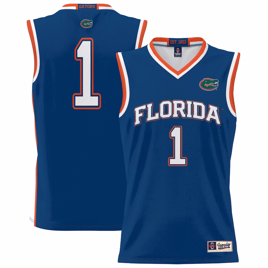 #1 Florida Gators GameDay Greats Youth Lightweight Basketball Jersey - Royal - Jersey