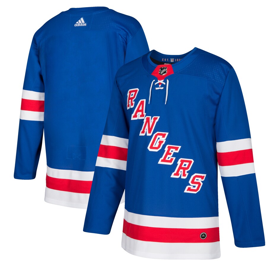 Men's New York Rangers adidas Royal Home Authentic Blank Jersey - Jersey