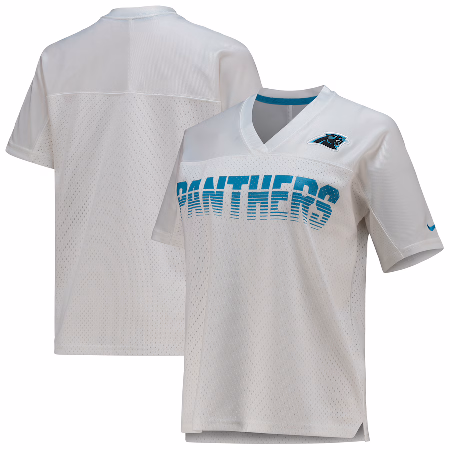 Women's Carolina Panthers Nike White Fan Replica Jersey - Jersey