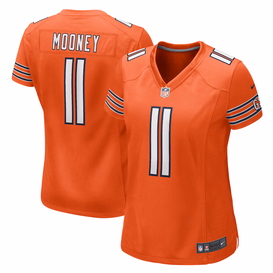 Women's Chicago Bears Darnell Mooney Nike Orange Alternate Game Player Jersey - Jersey