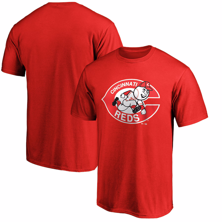 Men's Cincinnati Reds Red Cooperstown Collection Forbes T-Shirt - Jersey