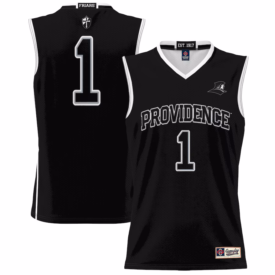 #1 Providence Friars GameDay Greats Youth Lightweight Basketball Jersey - Black - Jersey