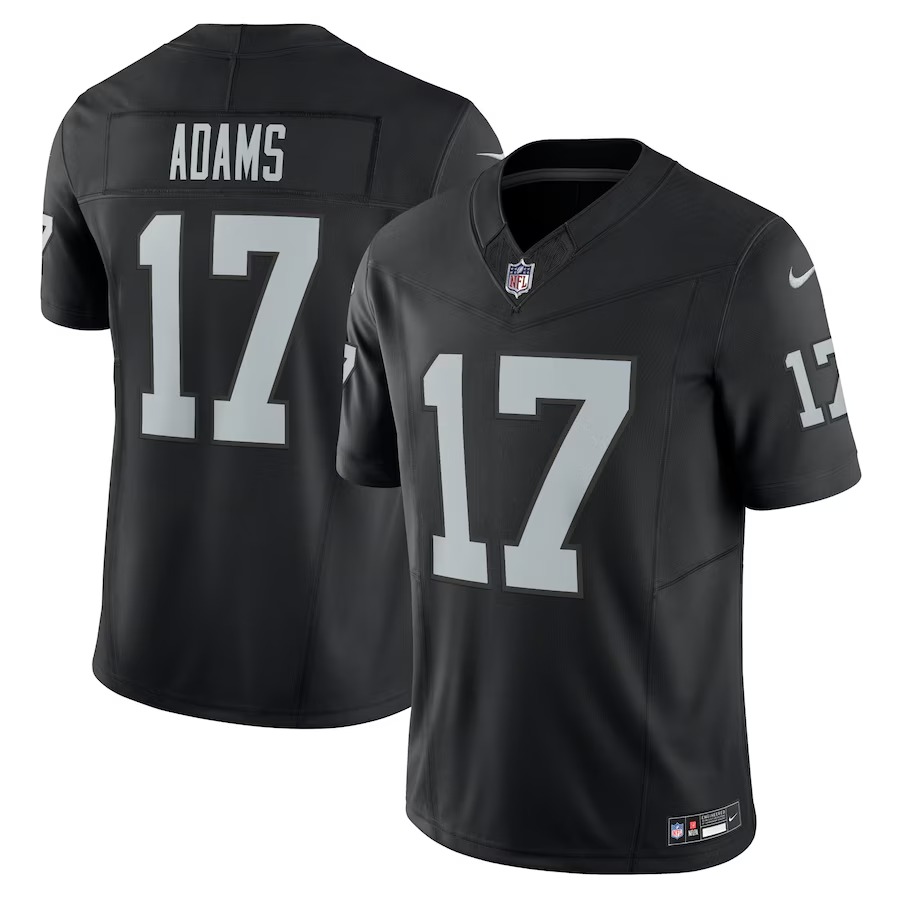 Men's Las Vegas Raiders Davante Adams Nike Black Vapor F.U.S.E. Limited Jersey - Jersey