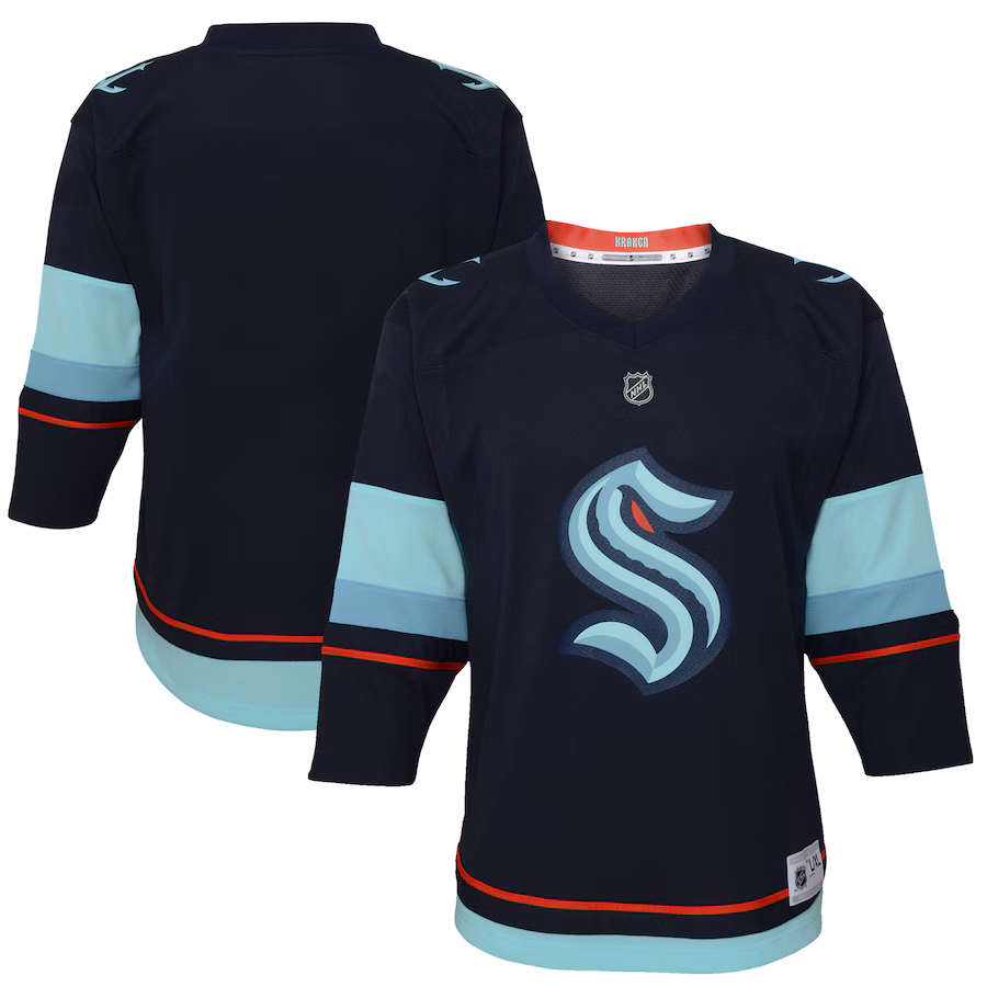 Youth Seattle Kraken Navy Home Replica Jersey - Jersey