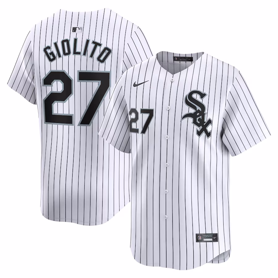 Men's Chicago White Sox Lucas Giolito Nike White Home Limited Player Jersey - Jersey