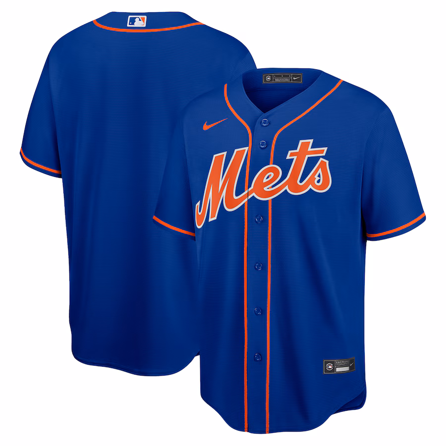 Men's New York Mets  Nike Royal Big & Tall Alternate Replica Team Jersey - Jersey