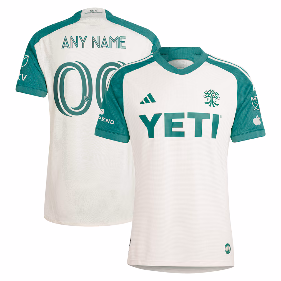 Men's Austin FC  adidas Tan 2024 The Armadillo Kit Authentic Custom Jersey - Jersey