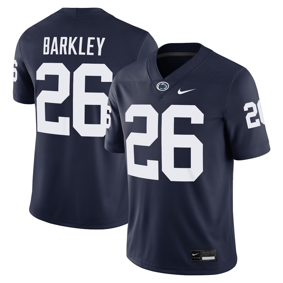 Men's Nike Saquon Barkley Navy Penn State Nittany Lions Alumni Game Jersey - Jersey