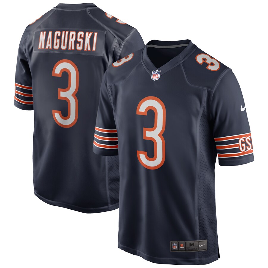 Men's Chicago Bears Bronko Nagurski Nike Navy Game Retired Player Jersey - Jersey