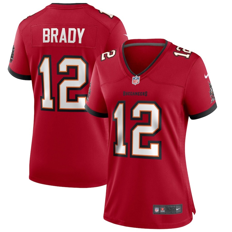 Women's Tampa Bay Buccaneers Tom Brady Nike Red Game Jersey - Jersey