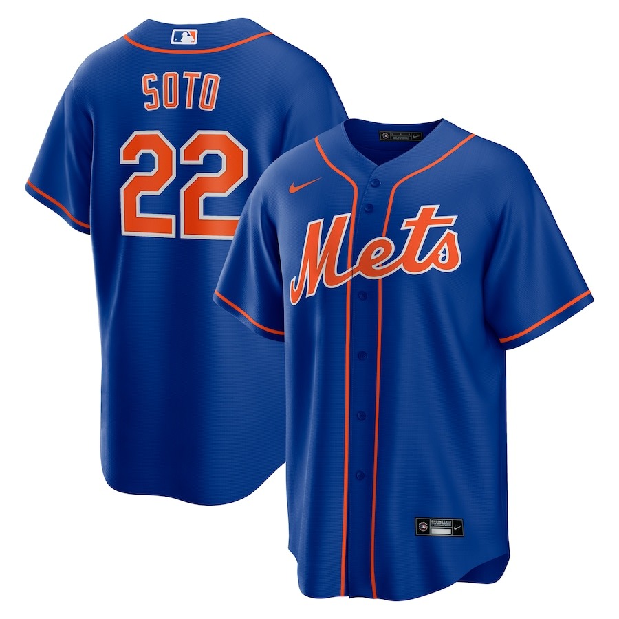 Men's New York Mets Juan Soto Nike Royal Replica Player Jersey - Jersey