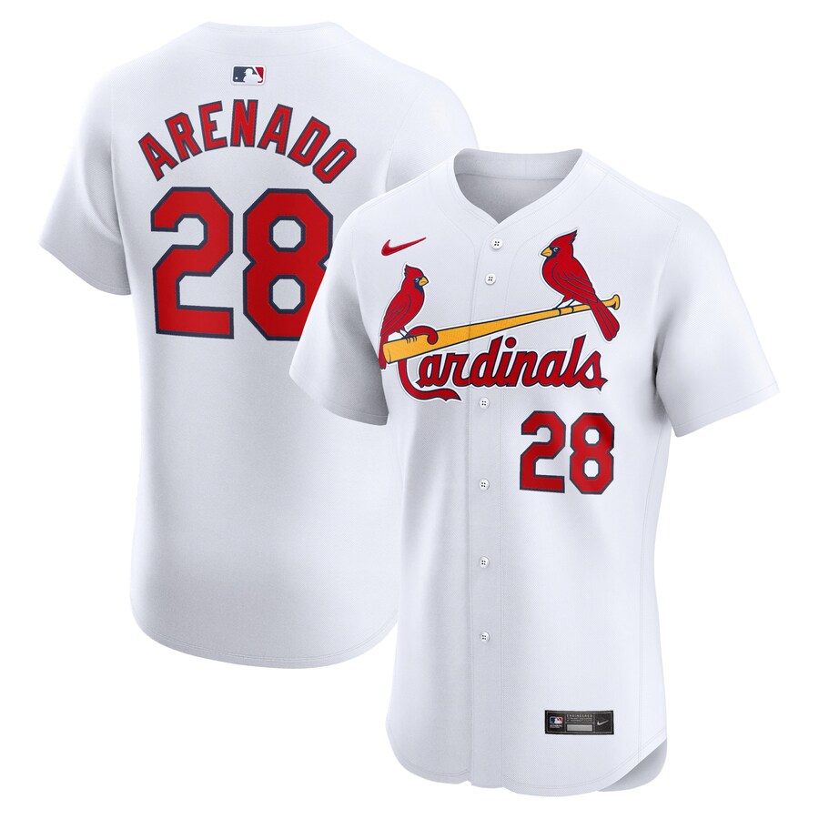 Men's St. Louis Cardinals Nolan Arenado Nike White Home Elite Player Jersey - Jersey