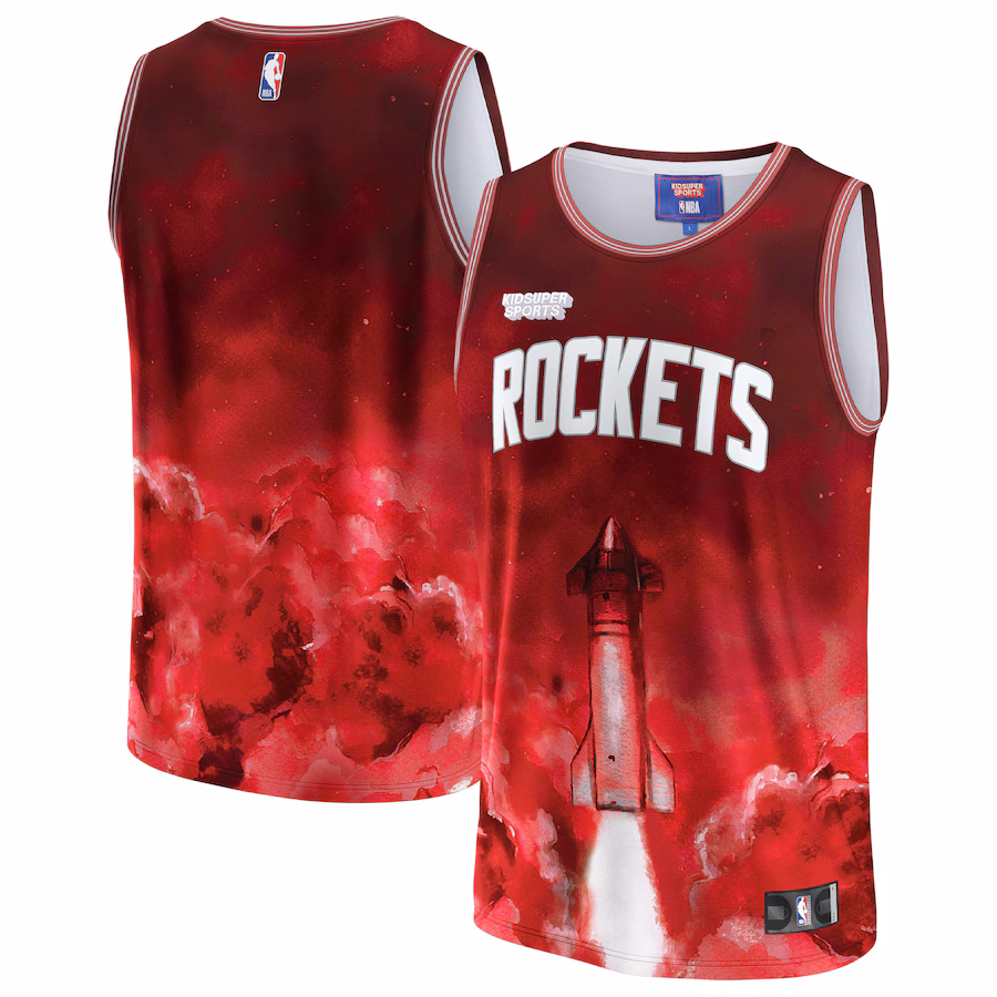 Unisex Houston Rockets NBA & KidSuper Studios by Fanatics Red Hometown Jersey - Jersey