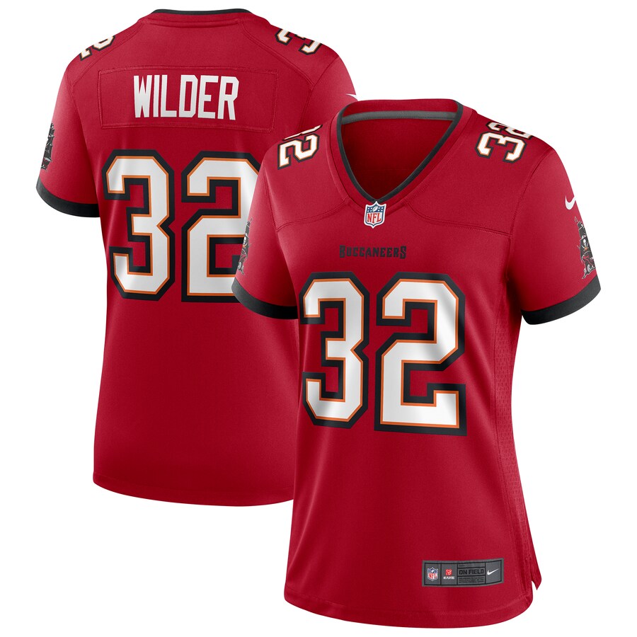 Women's Tampa Bay Buccaneers James Wilder Nike Red Game Retired Player Jersey - Jersey