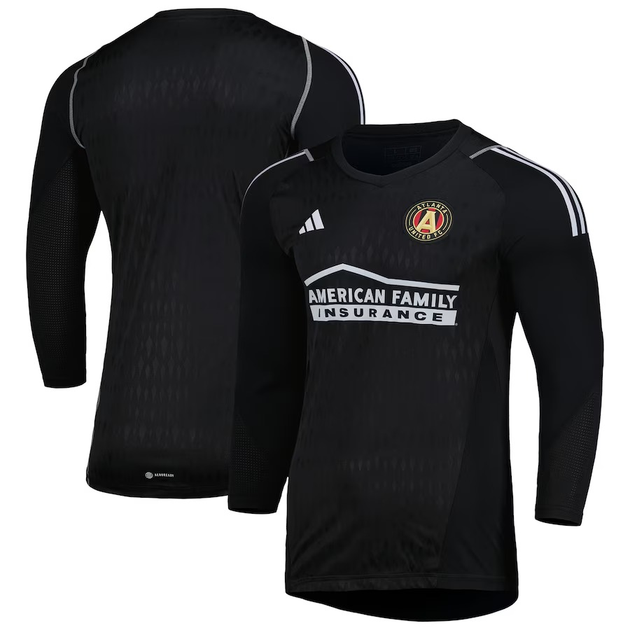 Men's Atlanta United FC adidas Black 2023 Goalkeeper Long Sleeve Replica Jersey - Jersey