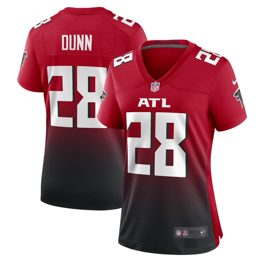 Women's Atlanta Falcons Warrick Dunn Nike Red Retired Game Jersey - Jersey