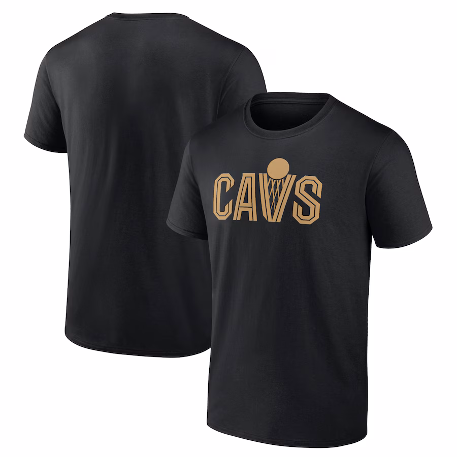 Men's Cleveland Cavaliers Black Wordmark T-Shirt - Jersey