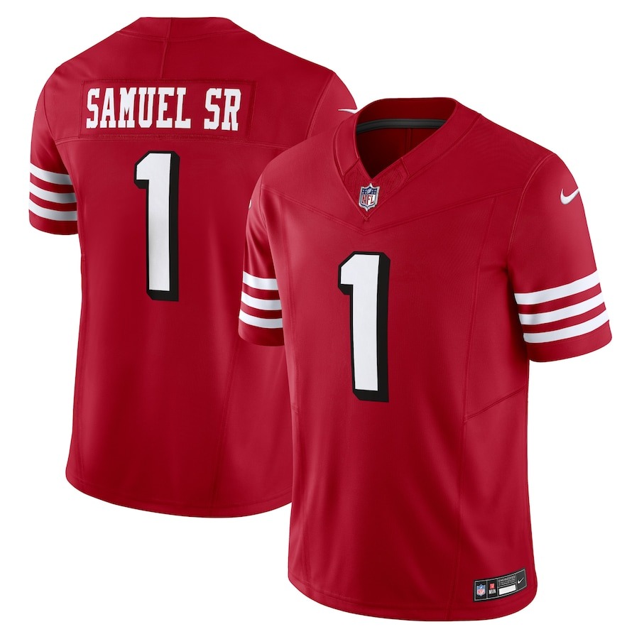Men's San Francisco 49ers Deebo Samuel Sr Nike Scarlet Alternate Vapor F.U.S.E. Limited Jersey - Jersey