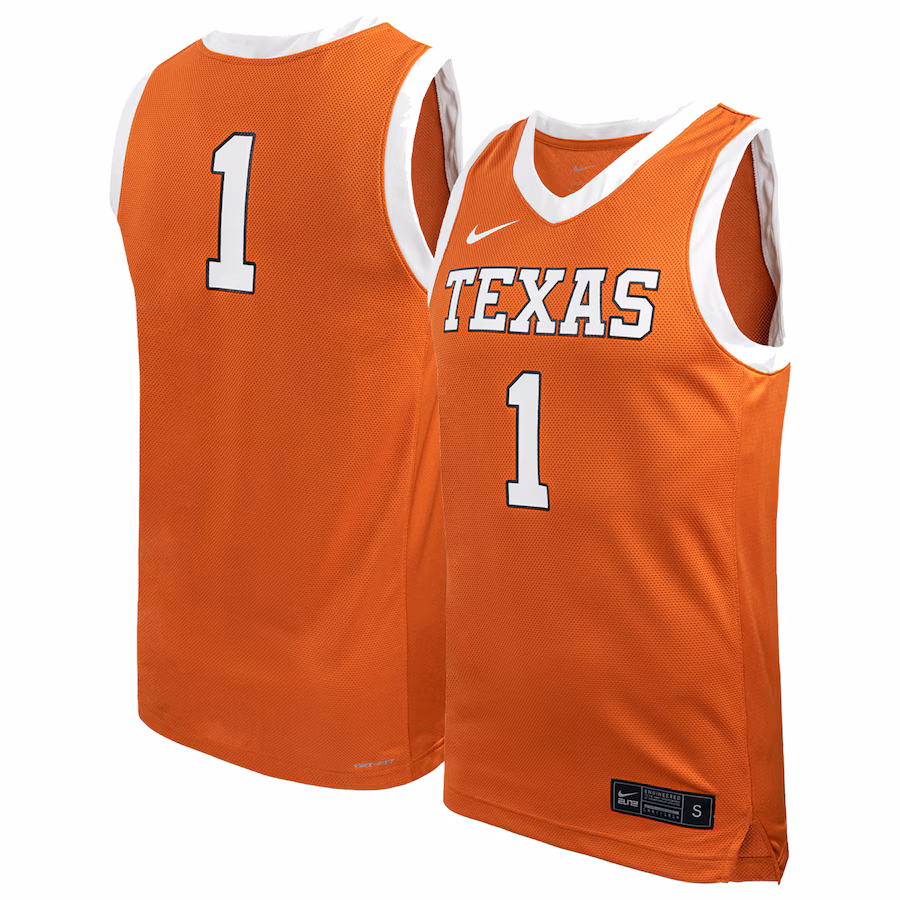Unisex Nike Texas Orange Texas Longhorns Replica Basketball Jersey - Jersey