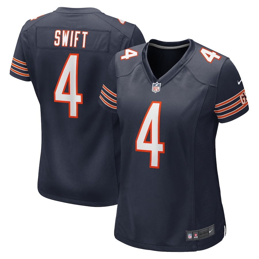 Women's Chicago Bears D'Andre Swift Nike  Navy  Game Jersey - Jersey