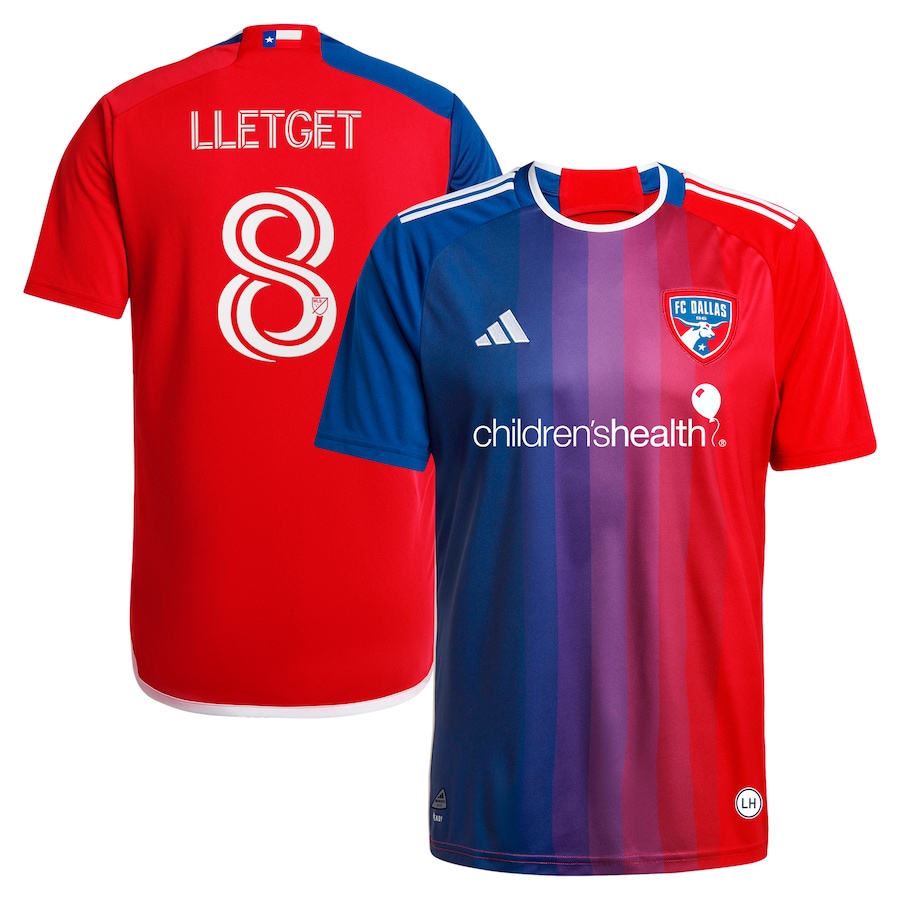 Men's FC Dallas Sebastian Lletget adidas Navy 2024 After Burner Replica Player Jersey - Jersey