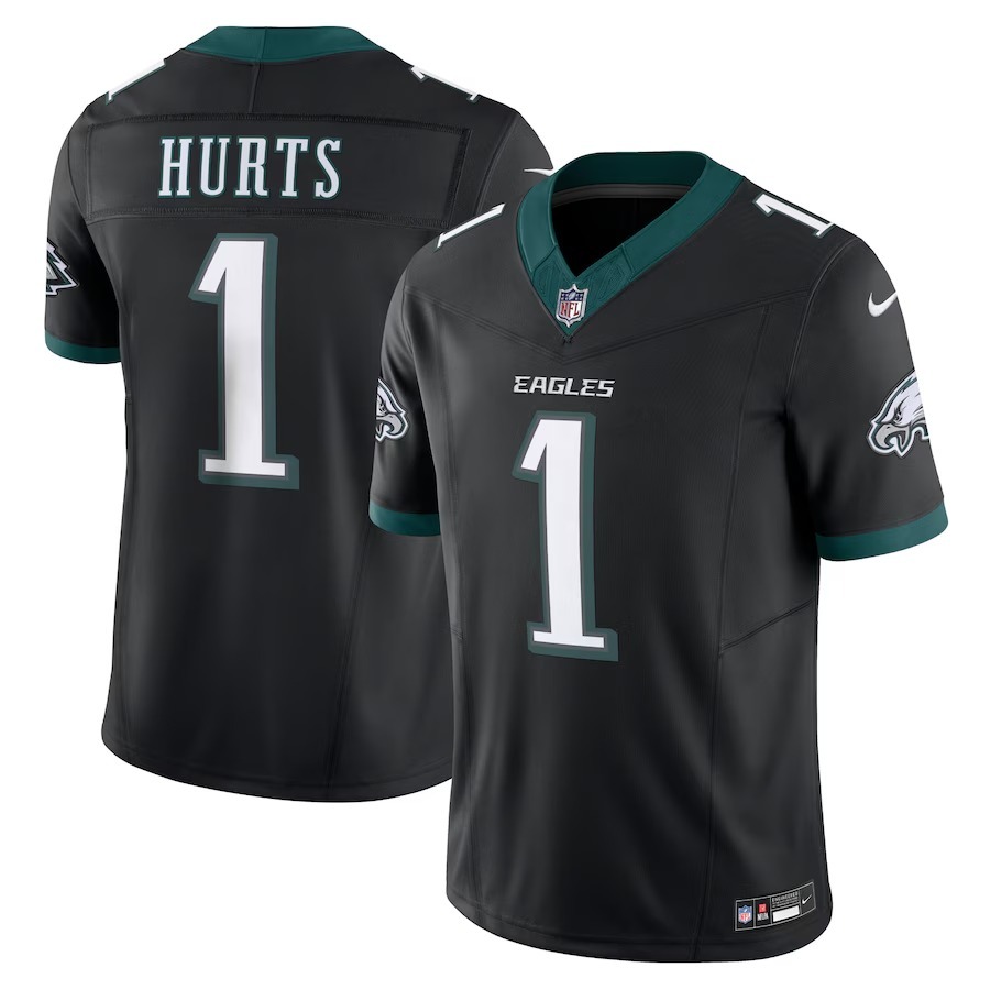 Men's Philadelphia Eagles Jalen Hurts Nike Black Alternate Vapor F.U.S.E. Limited Jersey - Jersey