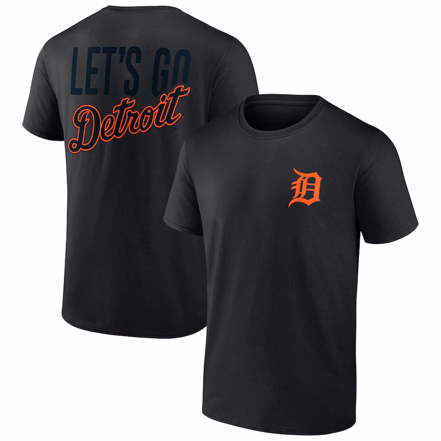 Men's Detroit Tigers Black In It To Win It T-Shirt - Jersey