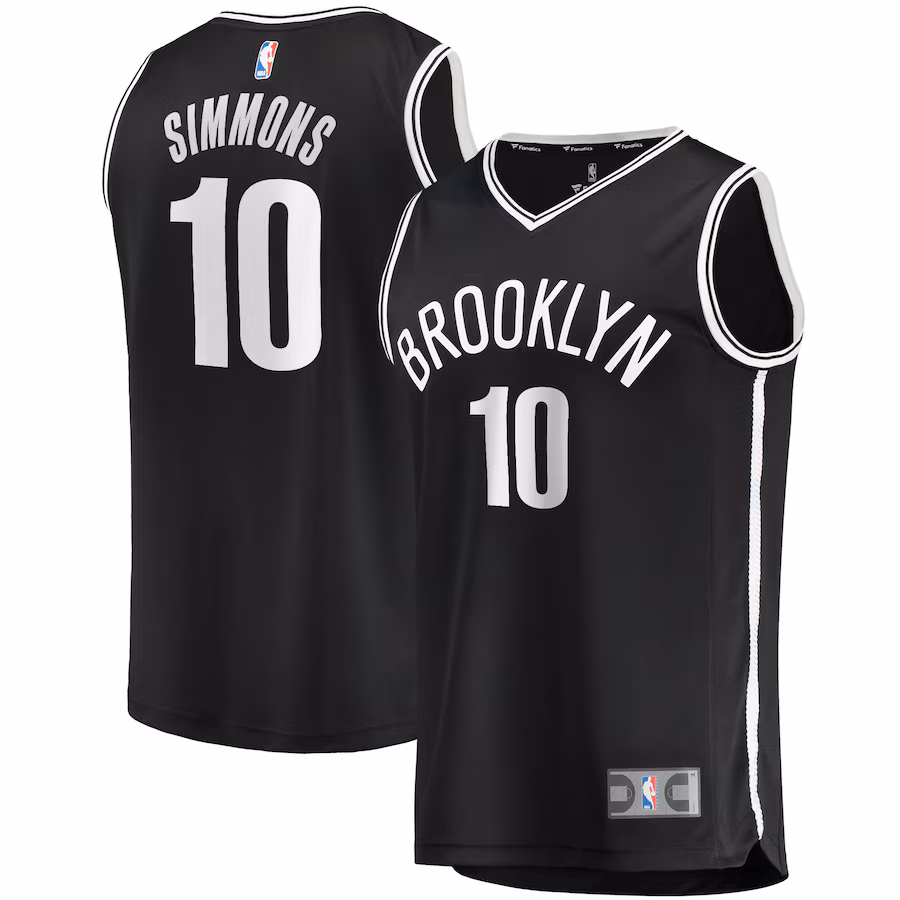 Men's Brooklyn Nets Ben Simmons Fanatics Black Fast Break Replica Player Jersey - Icon Edition - Jersey