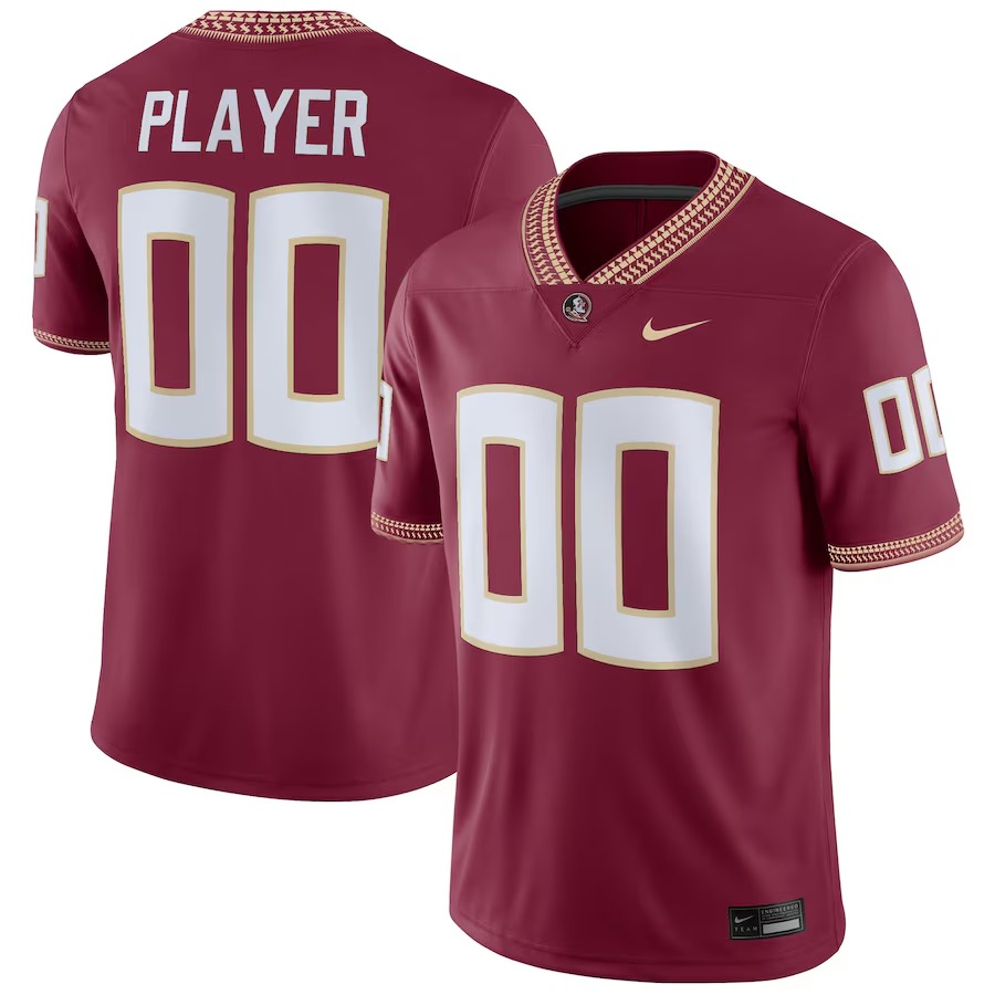 Florida State Seminoles Nike 2023 Pick-A-Player NIL Football Game Jersey - Garnet - Jersey