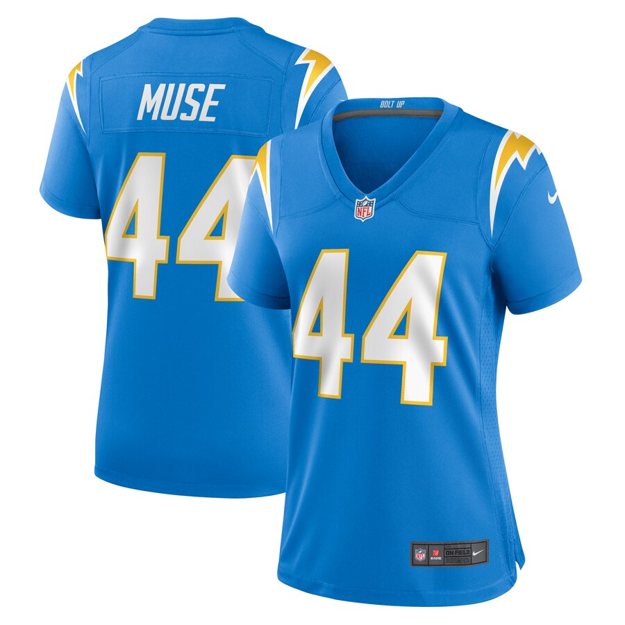 Women's Los Angeles Chargers Tanner Muse Nike  Powder Blue Team Game Jersey - Jersey