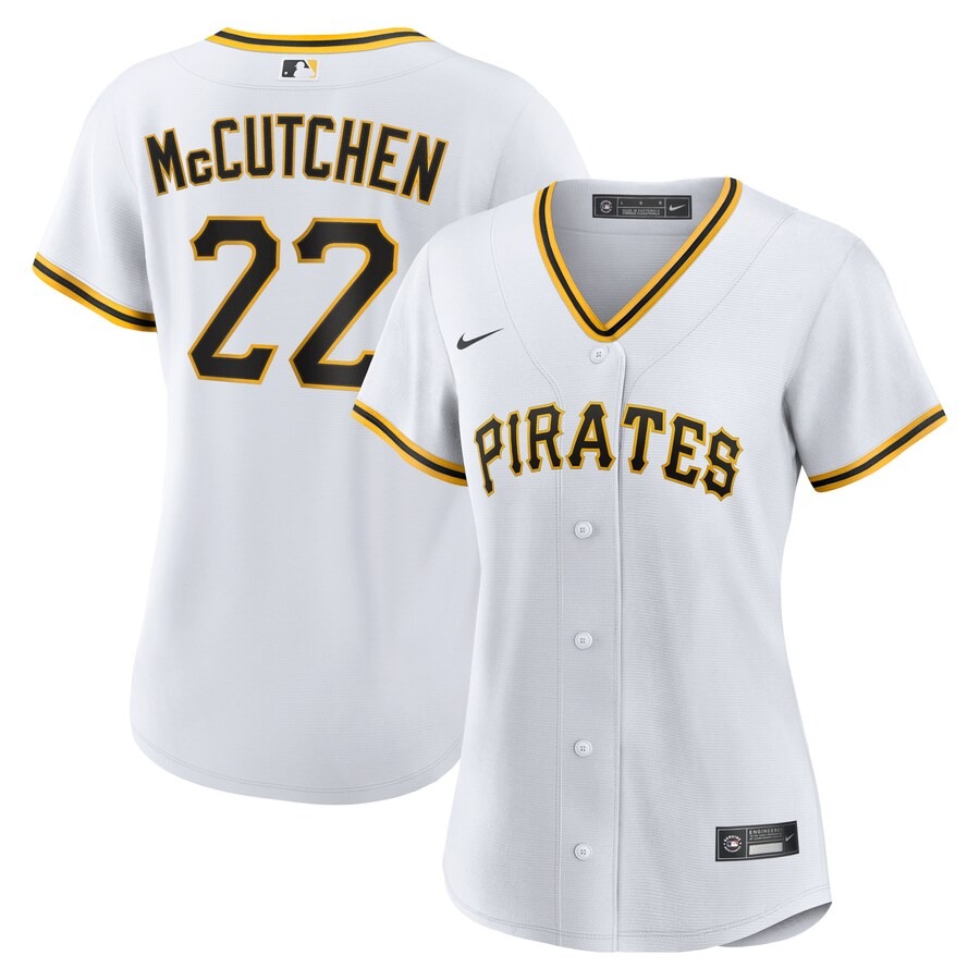 Women's Pittsburgh Pirates Andrew McCutchen Nike White Home Replica Player Jersey - Jersey