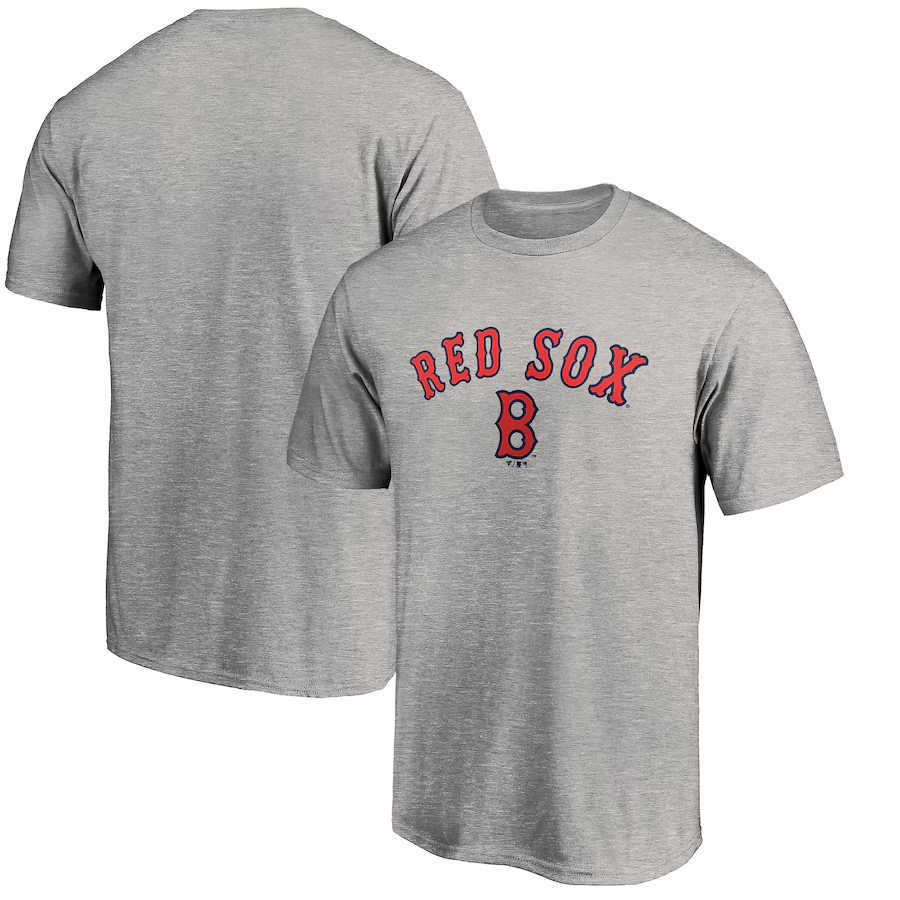 Men's Boston Red Sox Heather Gray Cooperstown Collection Wahconah T-Shirt - Jersey