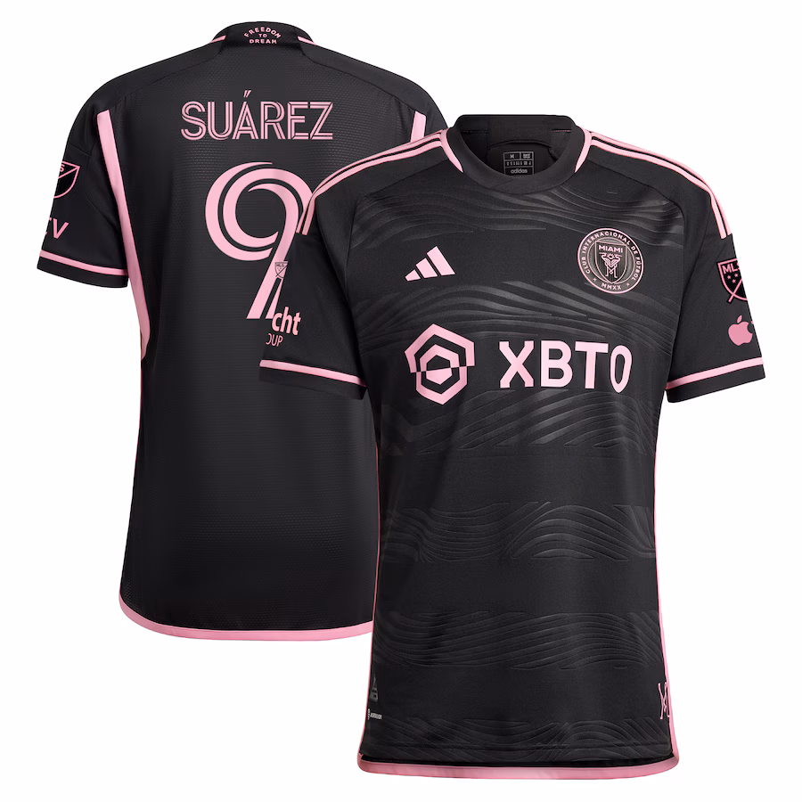 Men's Inter Miami CF Luis Suárez adidas Black 2023 La Noche Authentic Player Jersey - Jersey