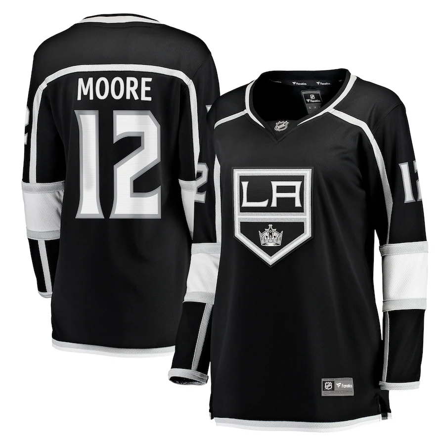 Women's Los Angeles Kings Trevor Moore Fanatics Black Home Breakaway Player Jersey - Jersey