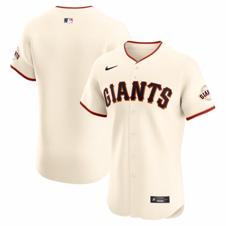 Men's San Francisco Giants  Nike Cream Elite Jersey - Jersey