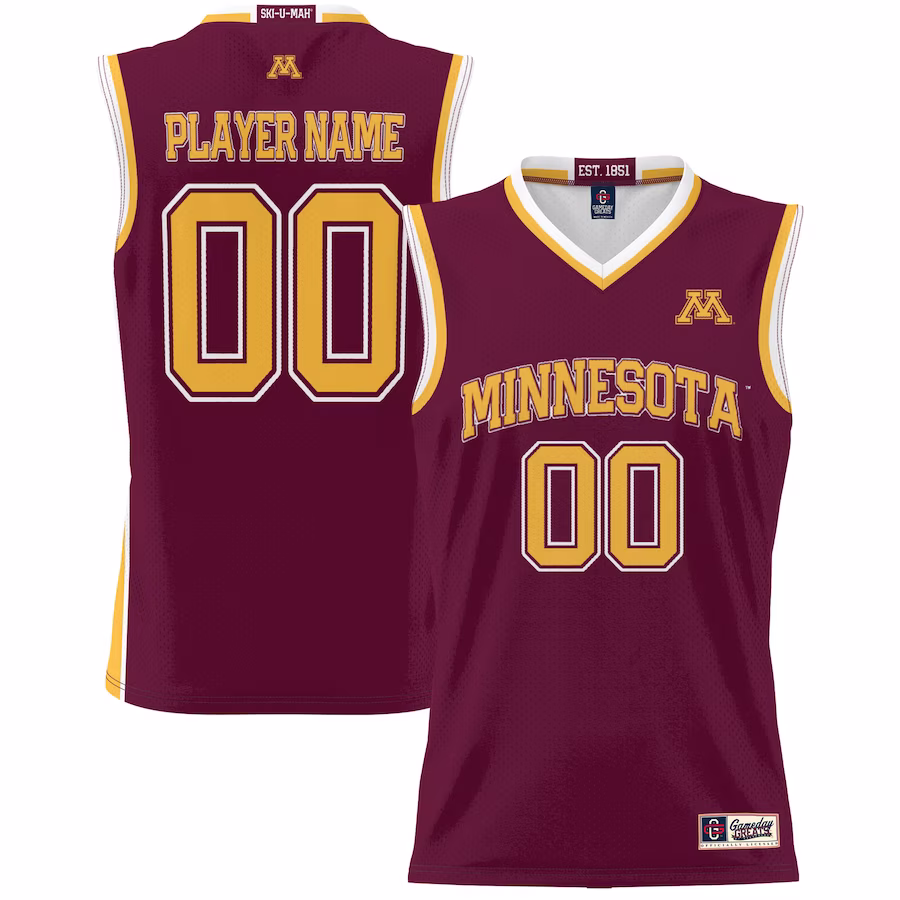 Minnesota Golden Gophers GameDay Greats Youth NIL Pick-A-Player Lightweight Basketball Jersey - Maroon - Jersey